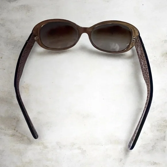 COACH ANNA (S439) Tortoise Butterfly Wrap Sunglasses Frames Brown Gradient-READ - Picture 3 of 8